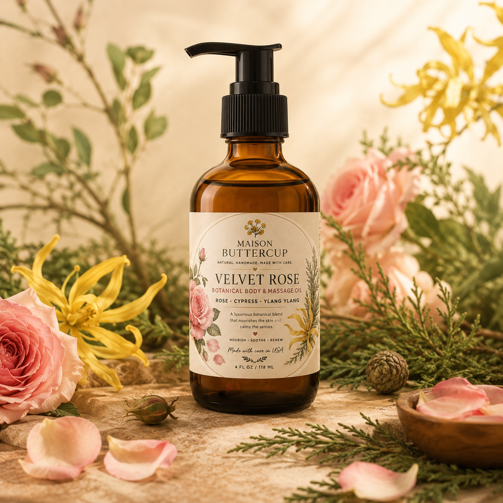 Velvet Rose Botanical Body & Massage Oil