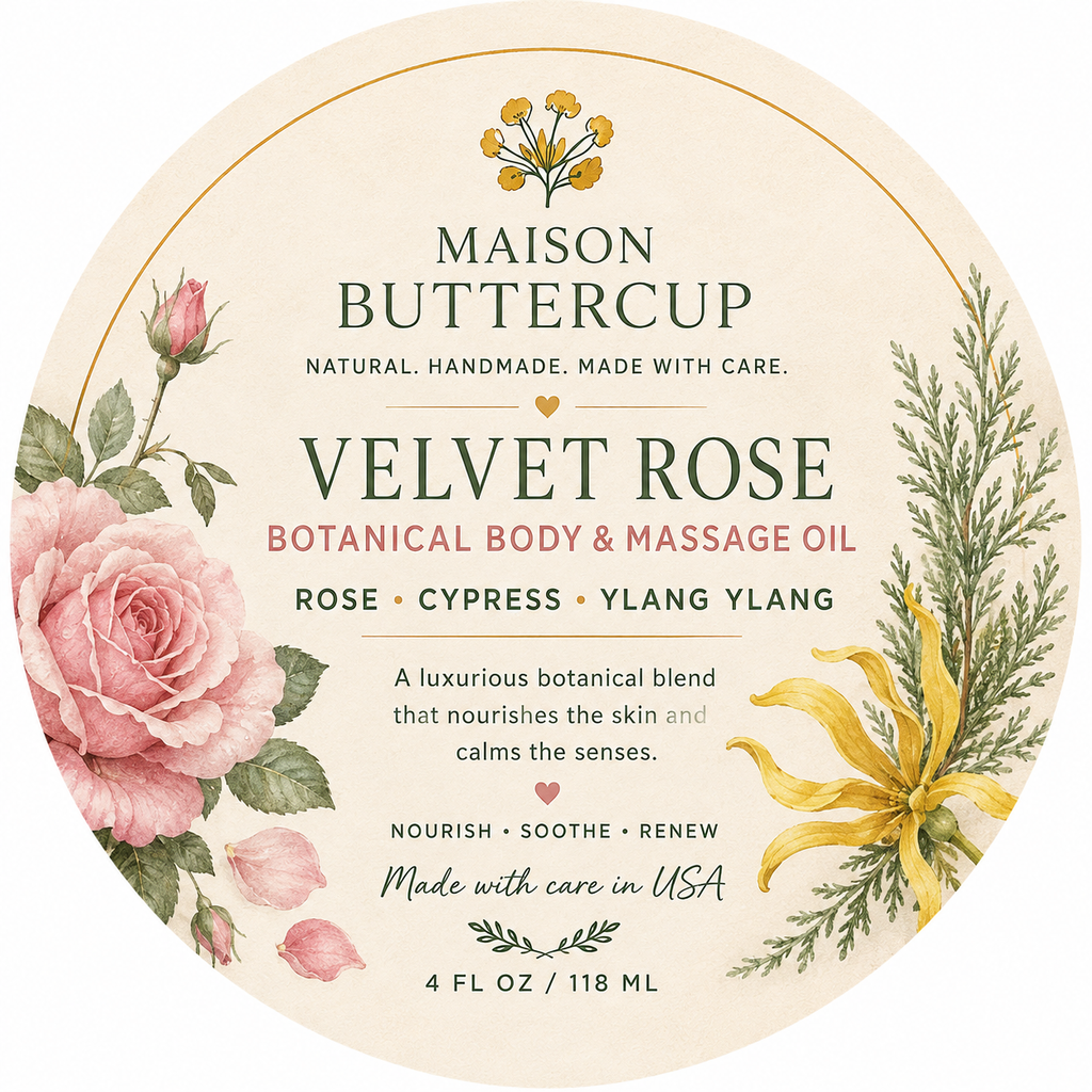 Velvet Rose Botanical Body & Massage Oil