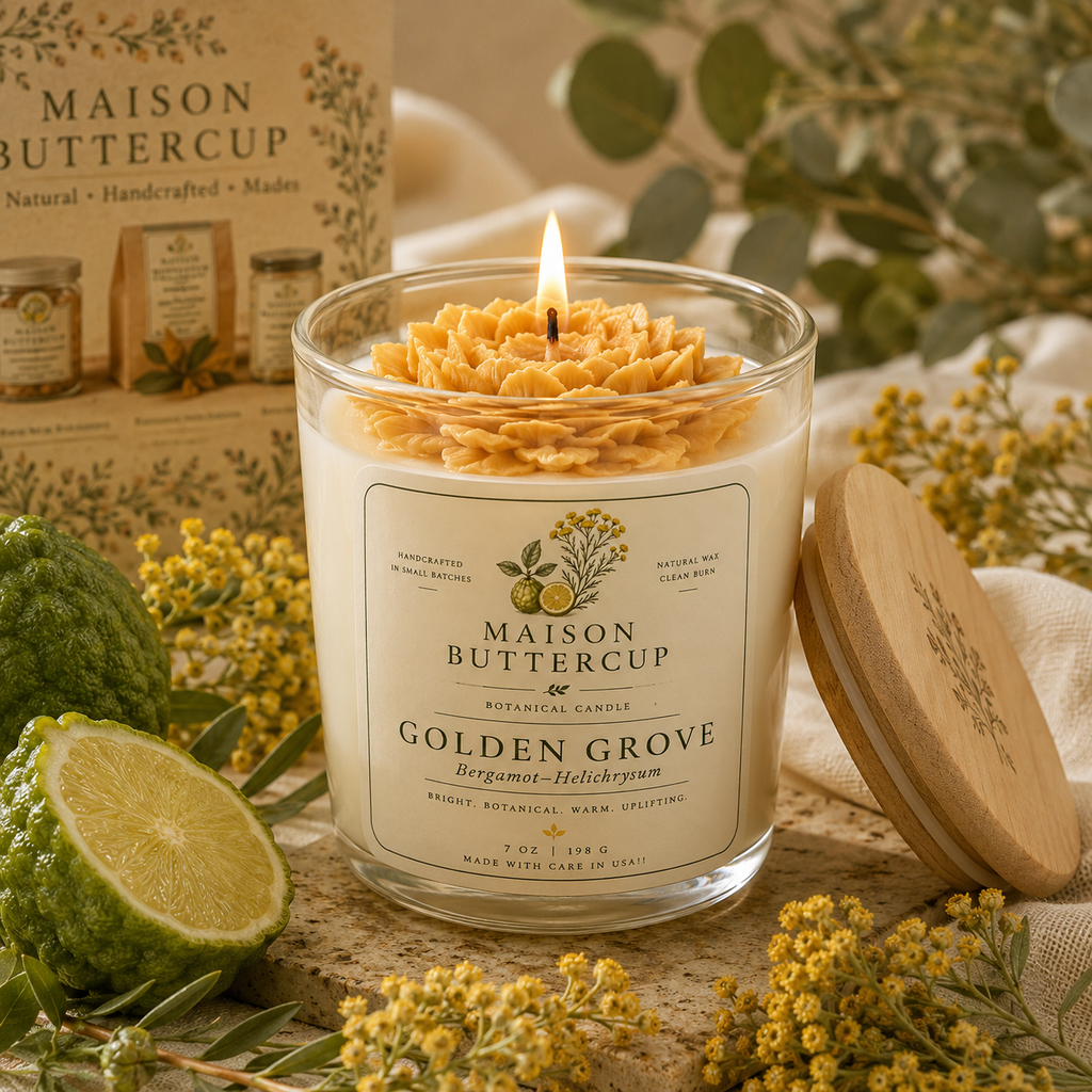 Golden Grove Botanical Candle