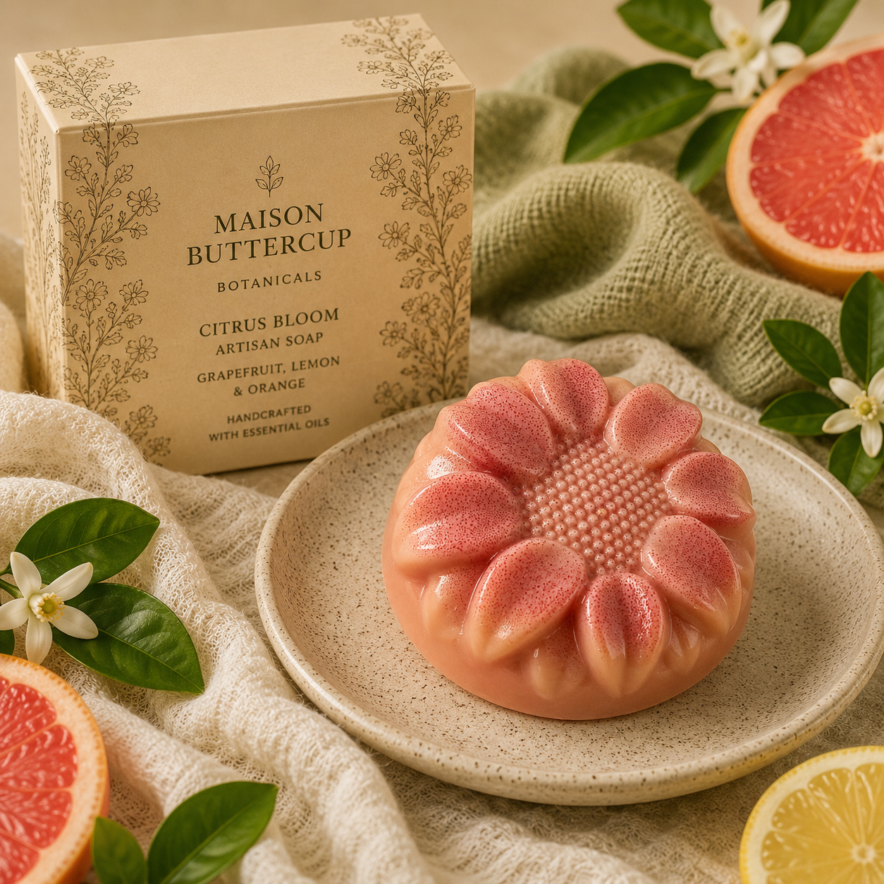 Citrus Bloom Artisan Soap