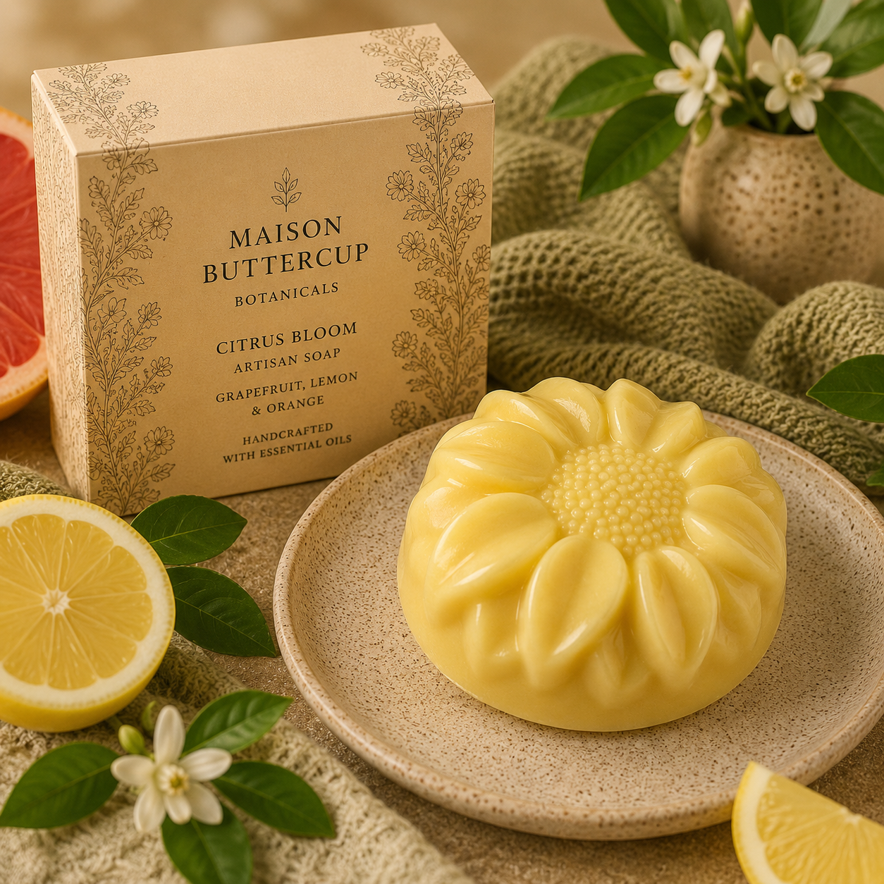 Citrus Bloom Artisan Soap