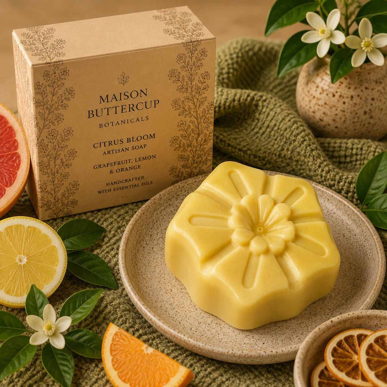 Citrus Bloom Artisan Soap