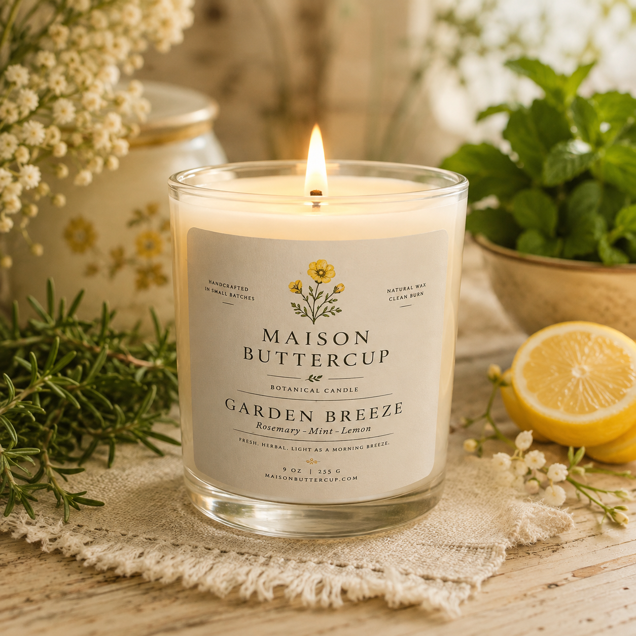 Garden Breeze Botanical Candle