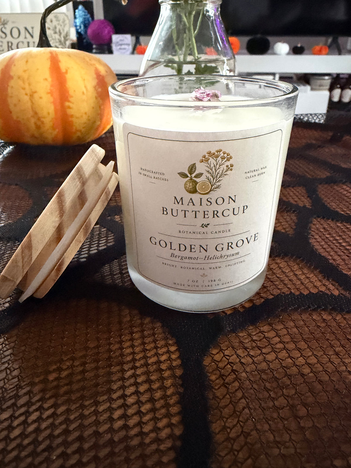 Golden Grove Botanical Candle