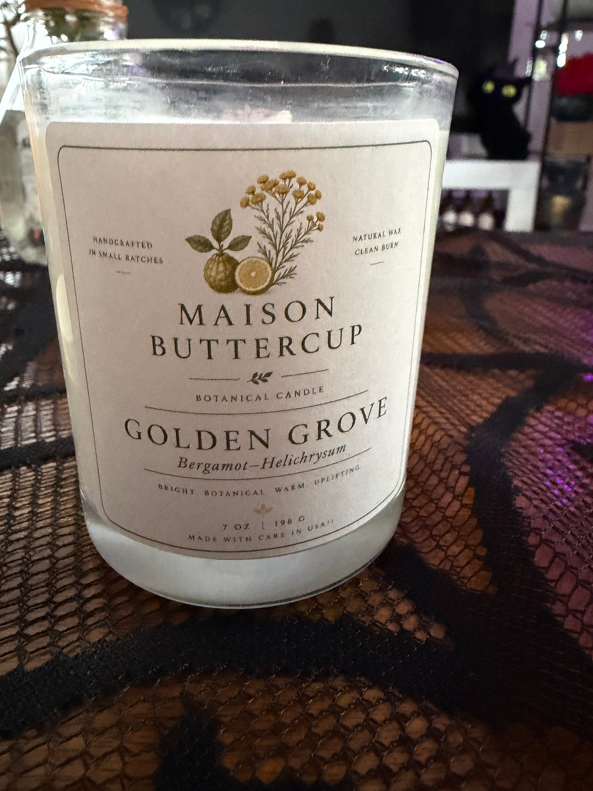 Golden Grove Botanical Candle