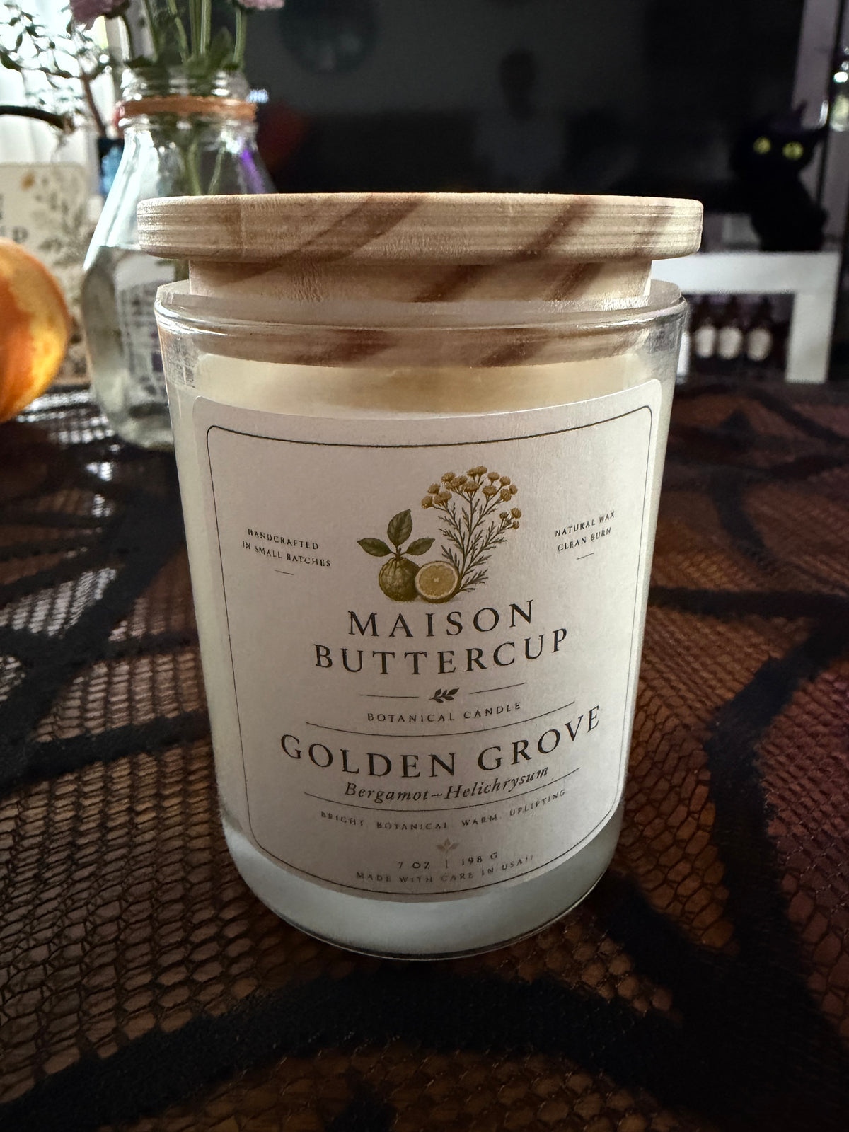 Golden Grove Botanical Candle